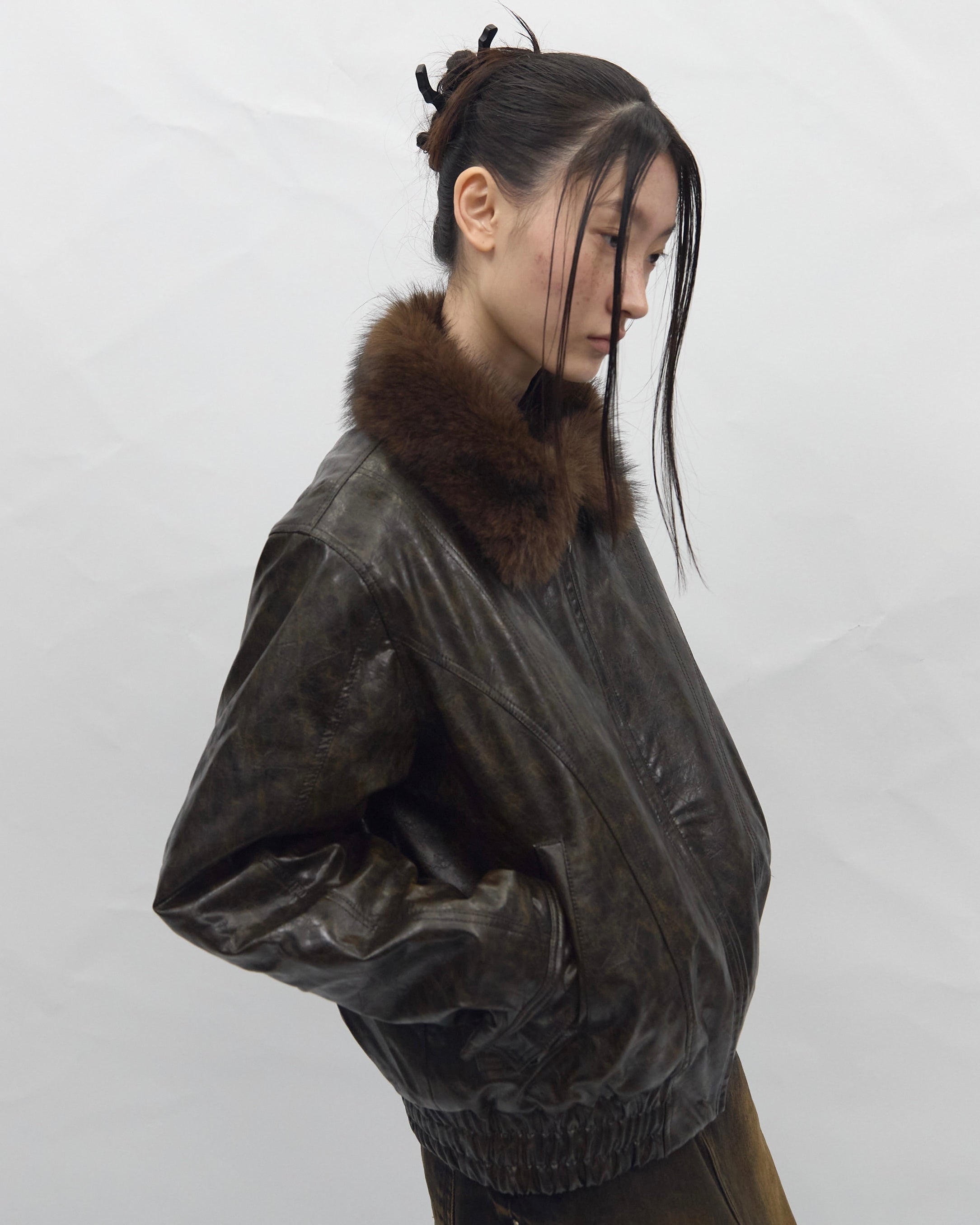 【BLR BLUER】Cracked Trace Jacket