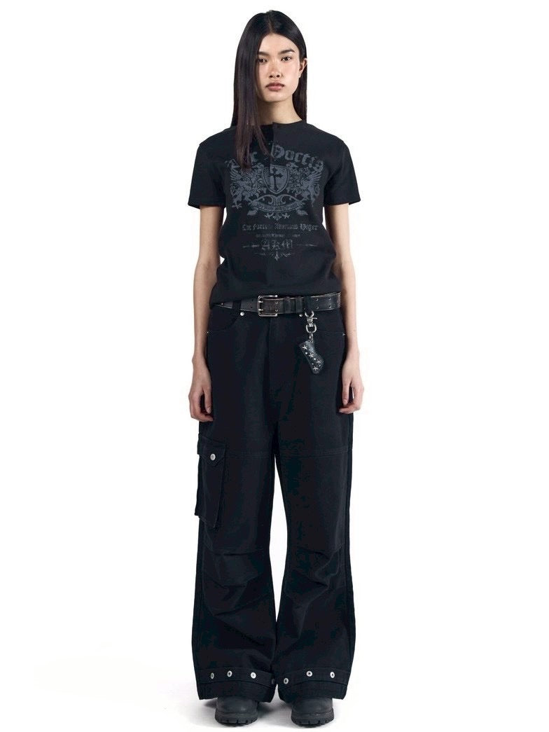 【AAKAM】Cowboy Chaps Cotton Pants