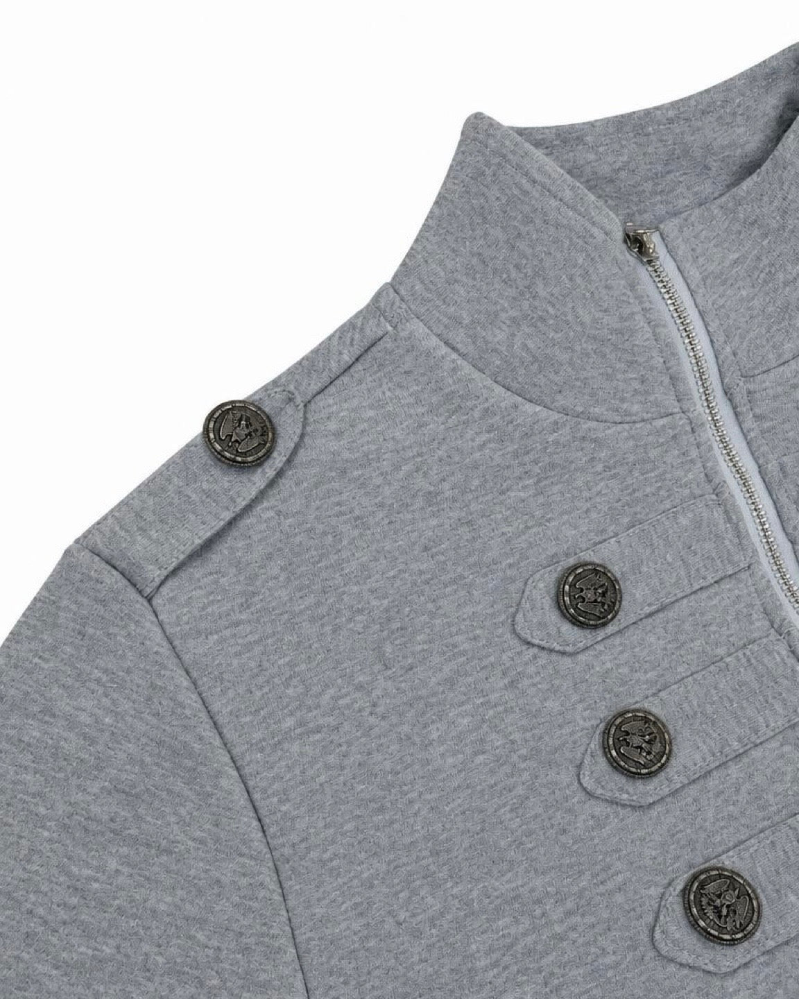 受注制【nmtc+】high neck napoleon zip up jacket (2color)