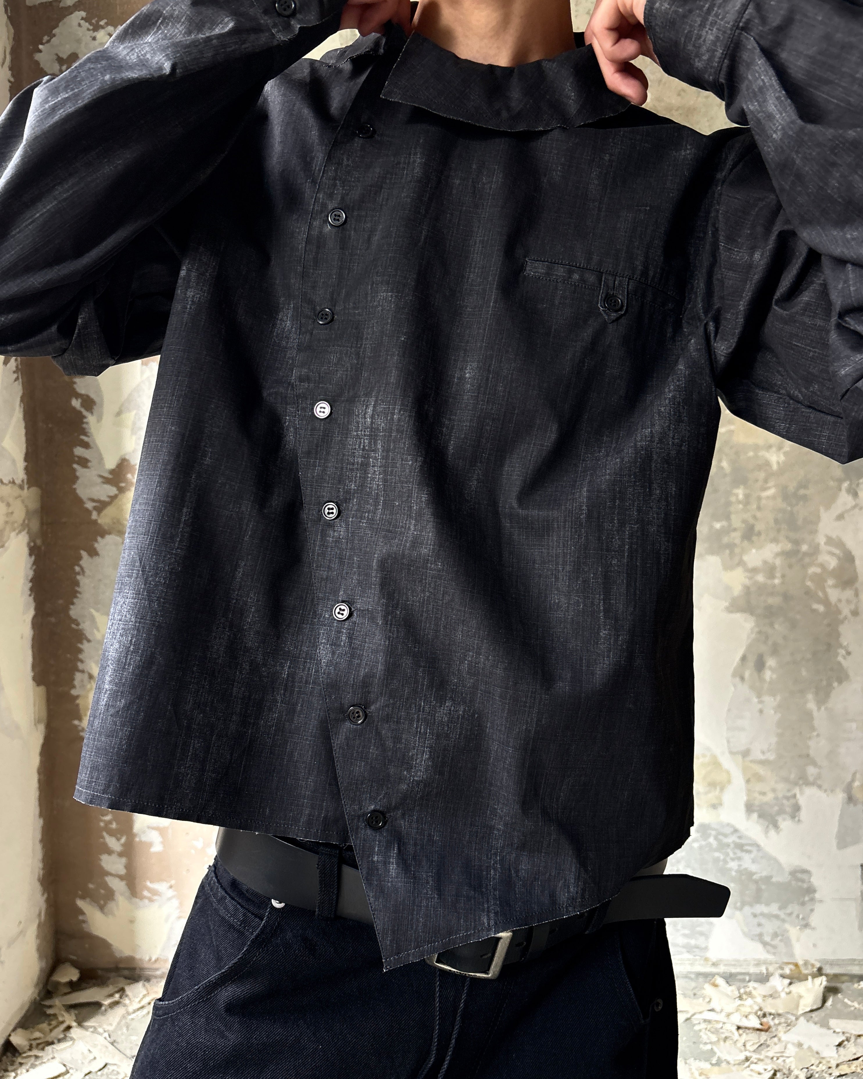【Lee fi Ne】Offset Fade Shirt