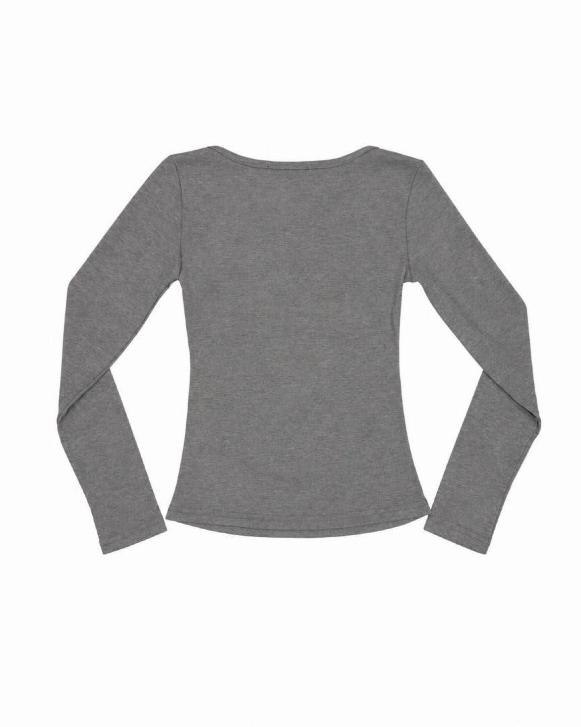 受注制【nmtc+】Lace Up Lettering Top (2color)