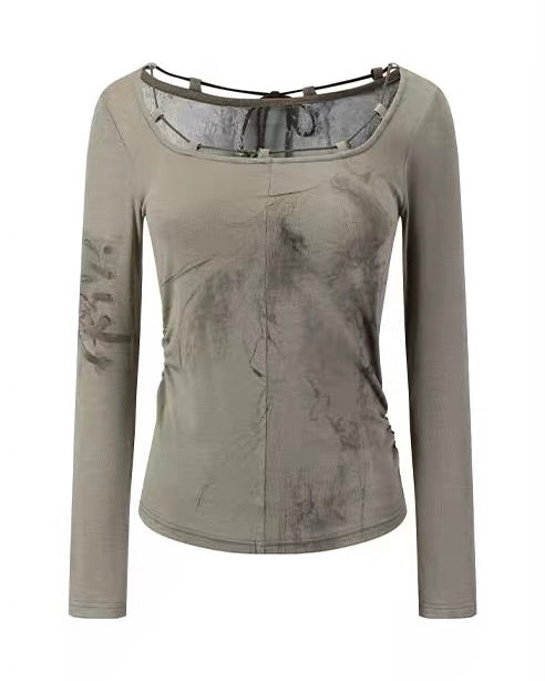 【Cest Nous】Angel Print Top