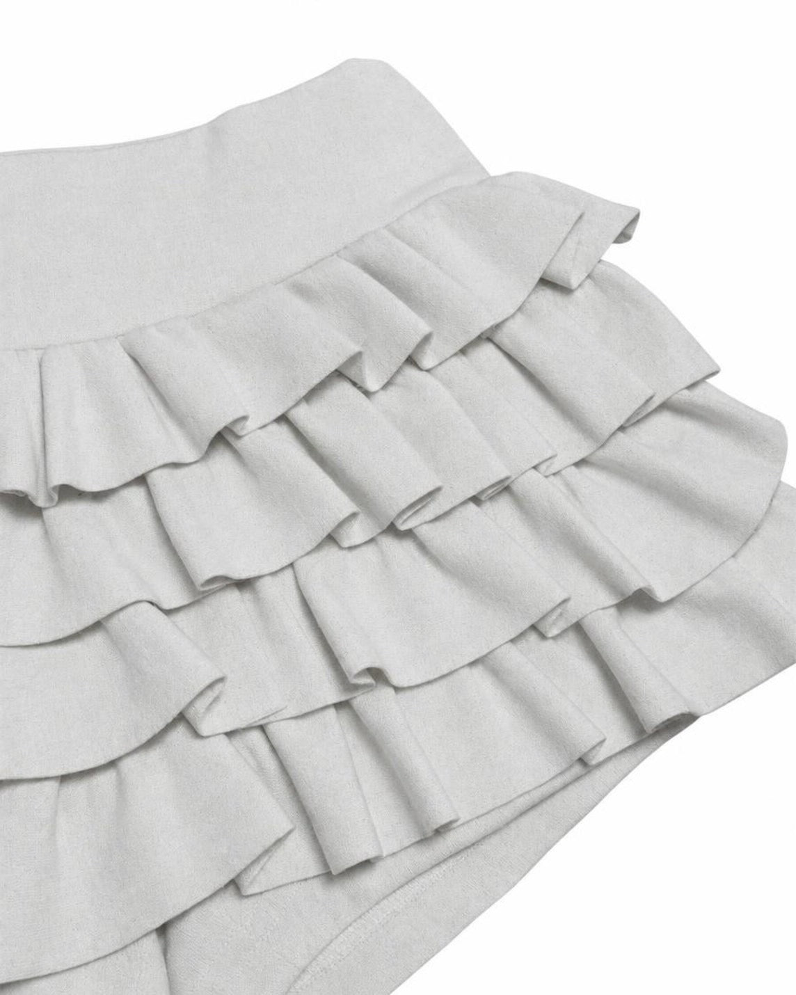 受注制【nmtc+】Tiered skirt pants (3color)