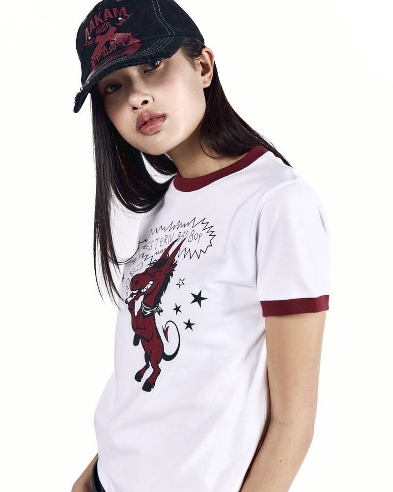 【AAKAM】Pistol Studded Ball Cap