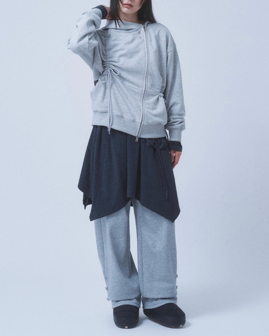 【TUOMIO】ROLL-UP BUTTON SWEATPANTS