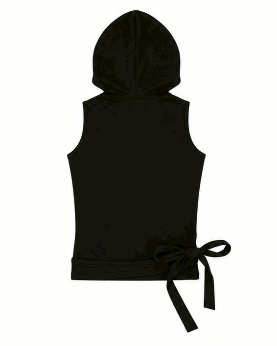 受注制【nmtc+】Hooded Wrap Sleeveless Top (2color)