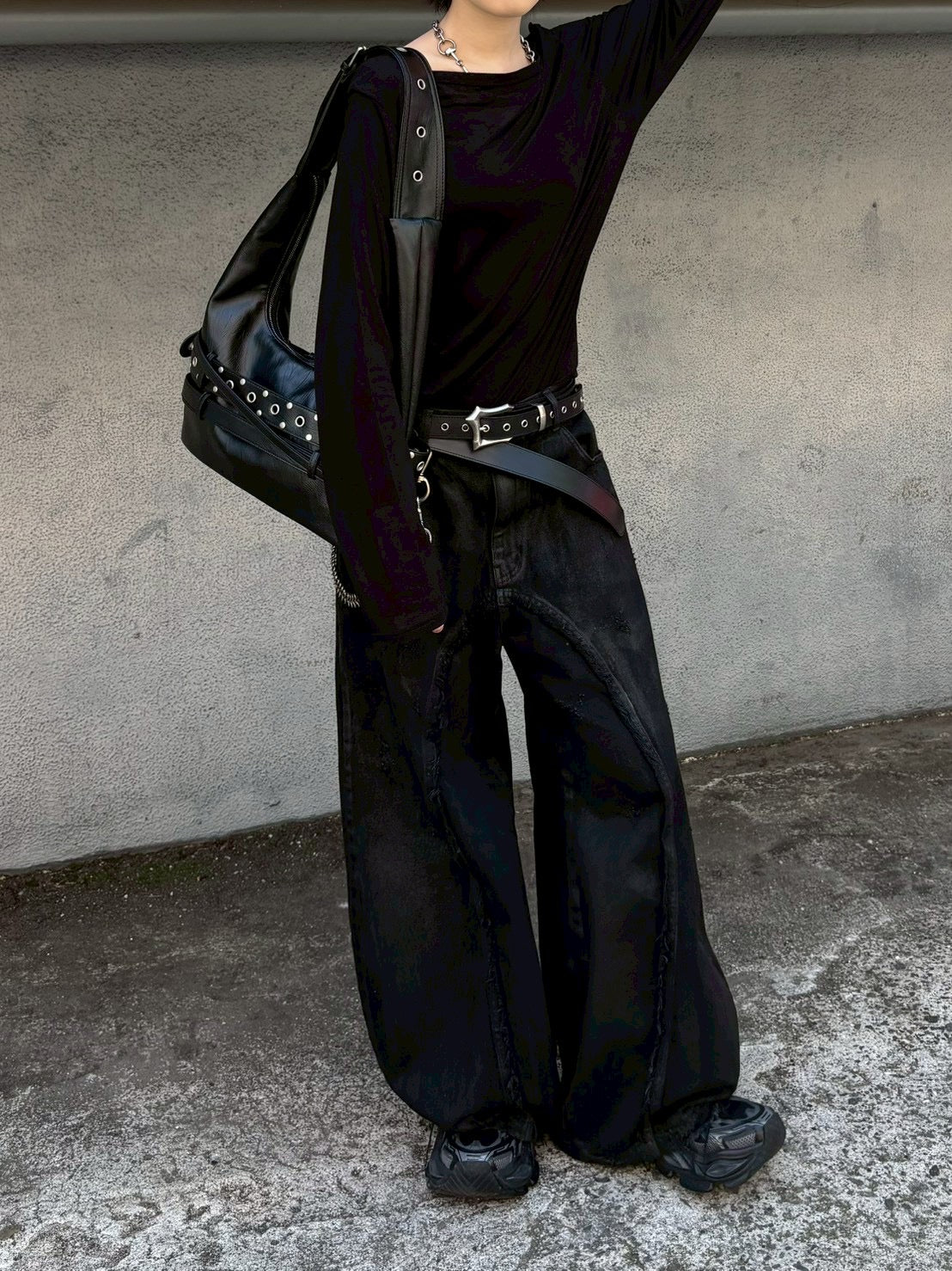 受注制【nmtc+】drape sheer hoodie (2color)