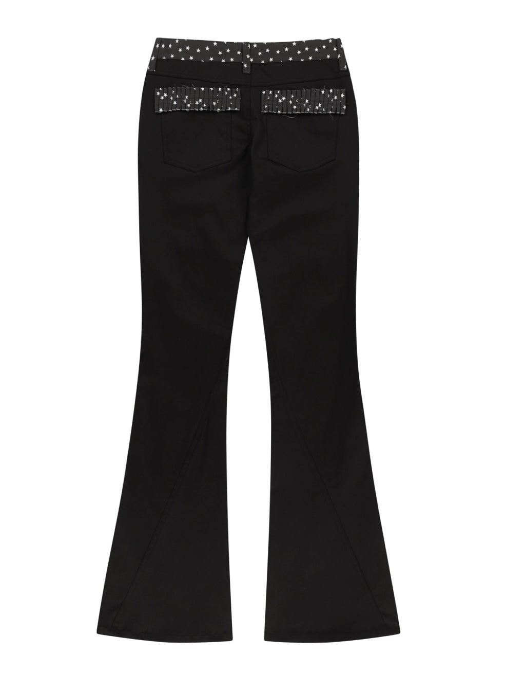 【OJOS】Star Trim Bootcut Trousers