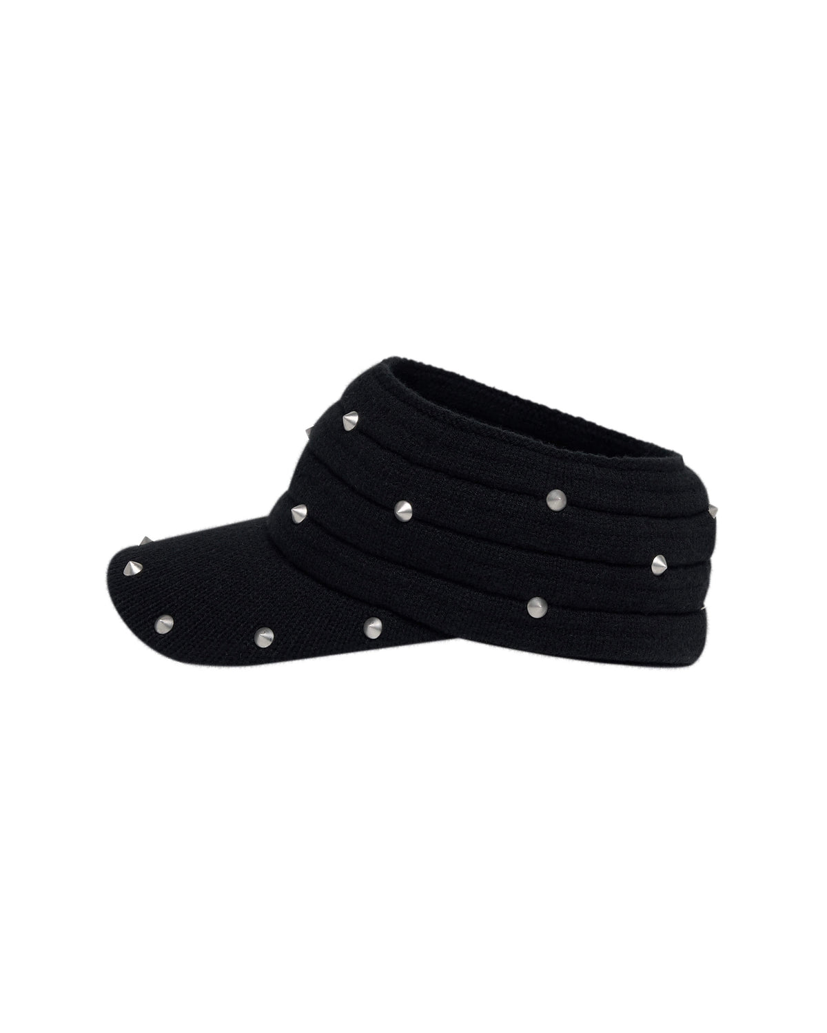 【LECYTO】Spike Studded Band Cap