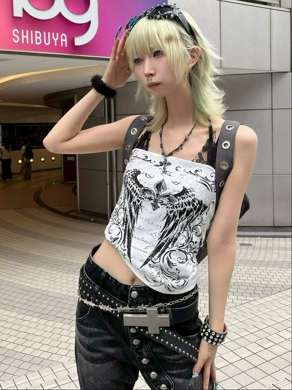 7/11 20:00発売　国際配送【BABY09】cross studs belt