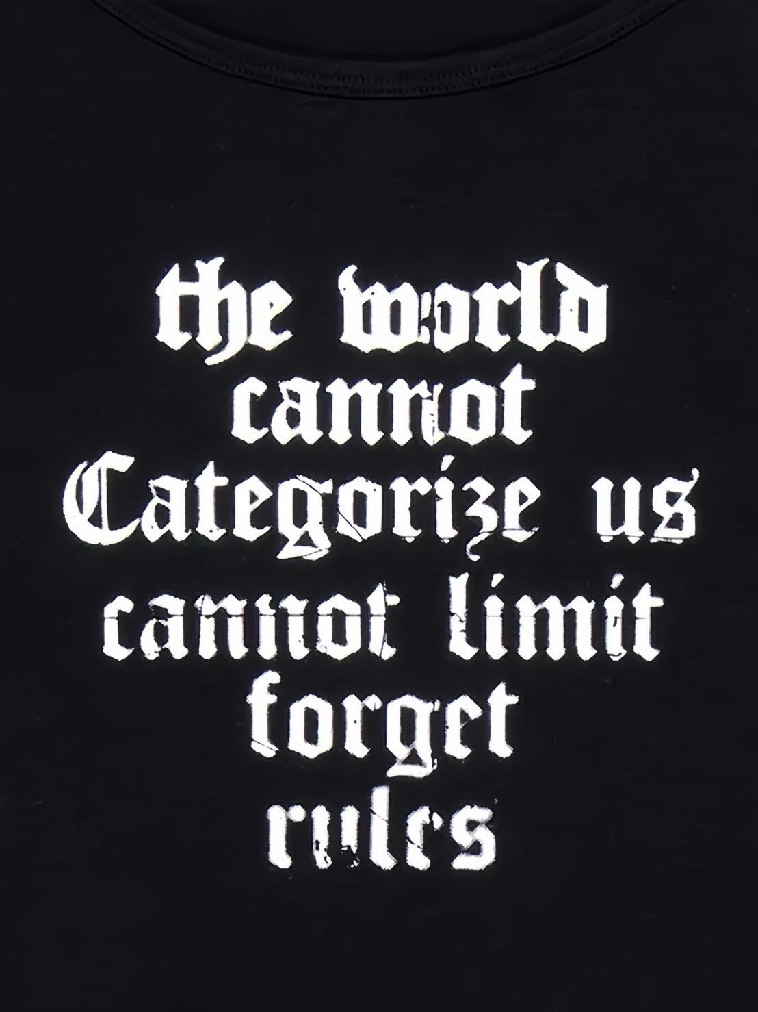 【ROCK CAKE】Forget The Rules Top