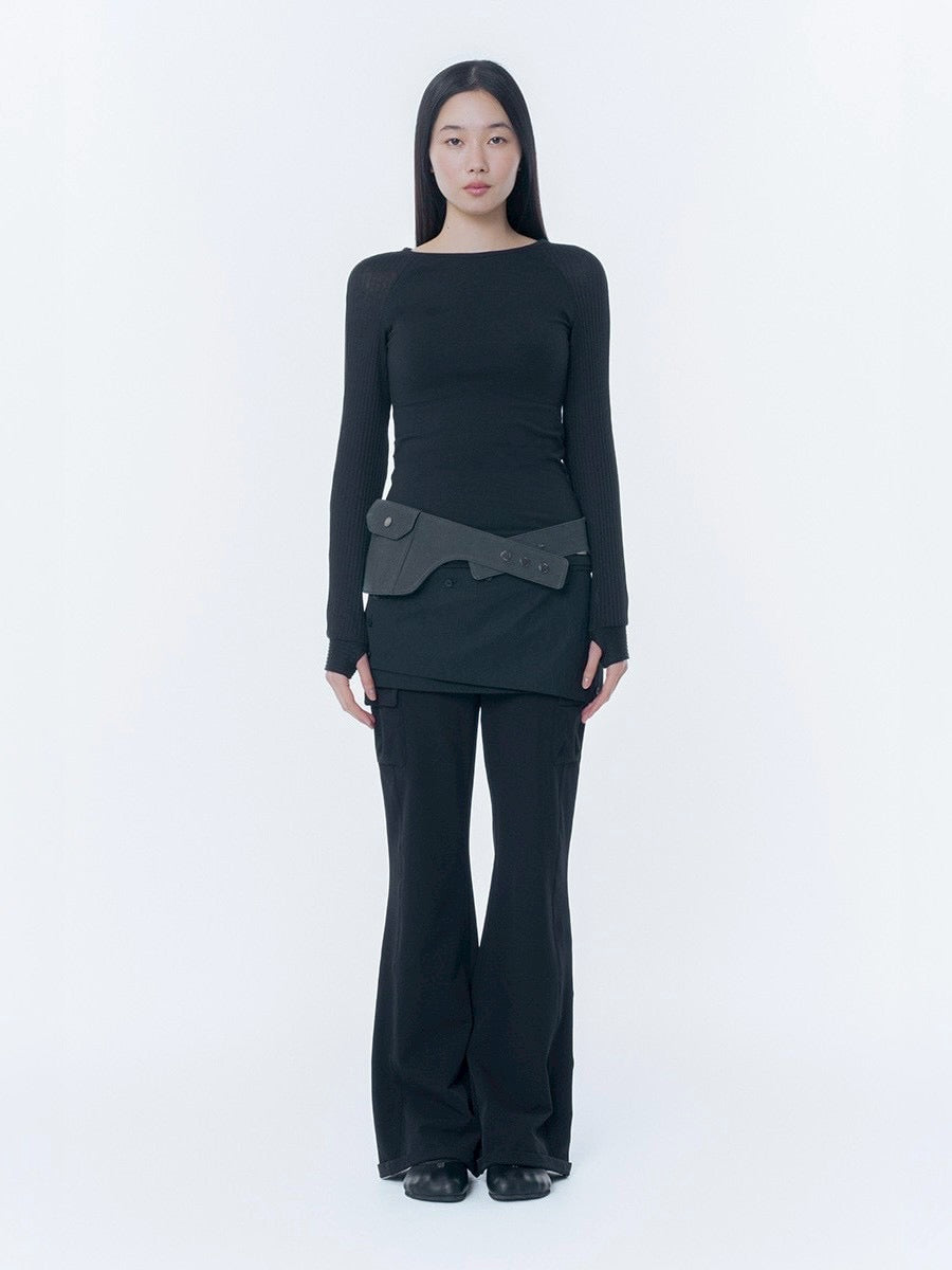 【Miseki seoul】Flap cotton belt
