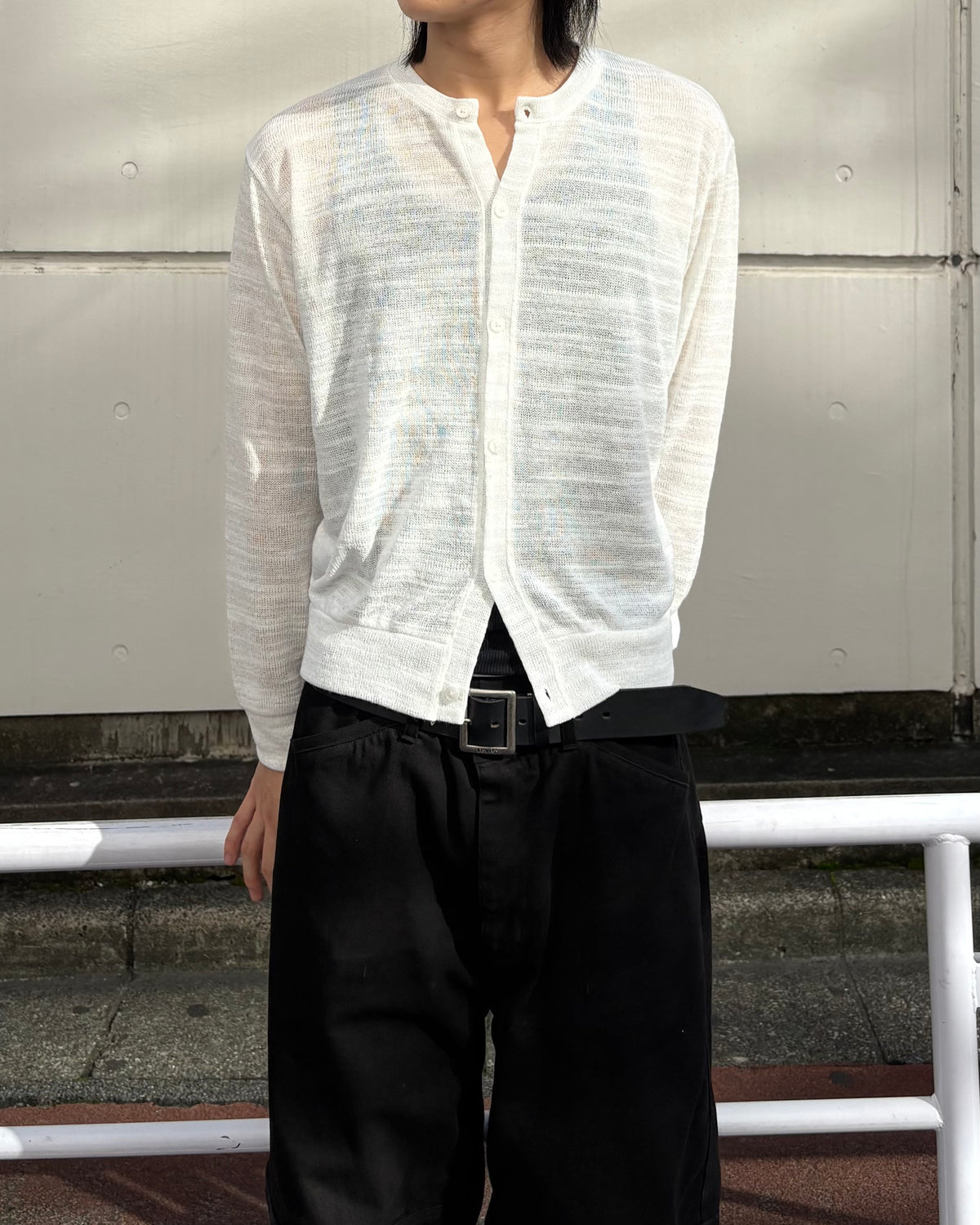 受注制【youll】basic crop cardigan (2color)