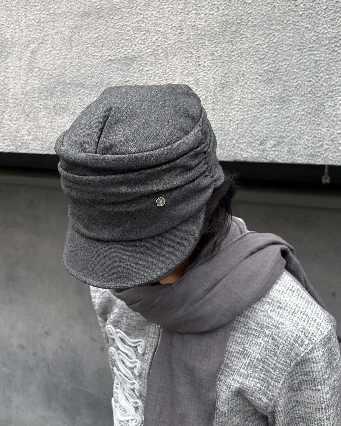 受注制【nmtc+】Ruched Casquette (2color)