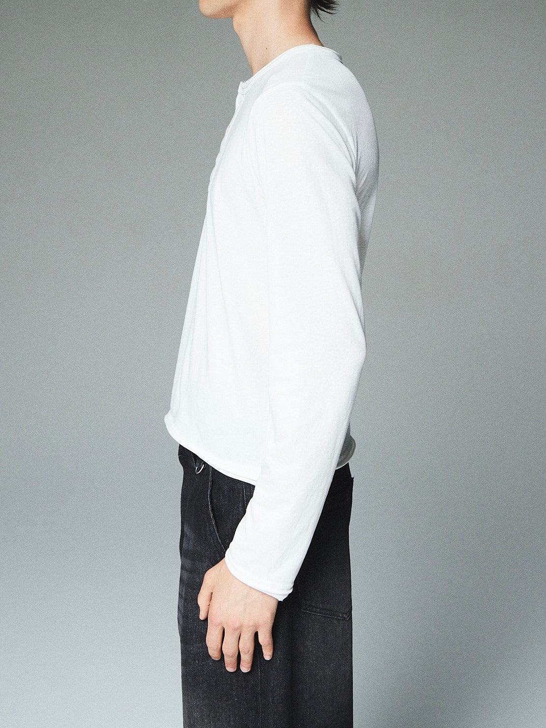 7/10 20:00 発売【CS】cut off henley neck tee – PRESSING WEB SHOP