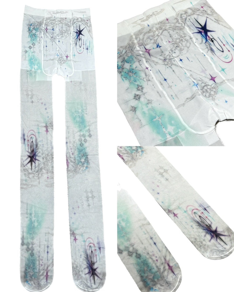 国際配送【Never mind the XU】Twilight star tights