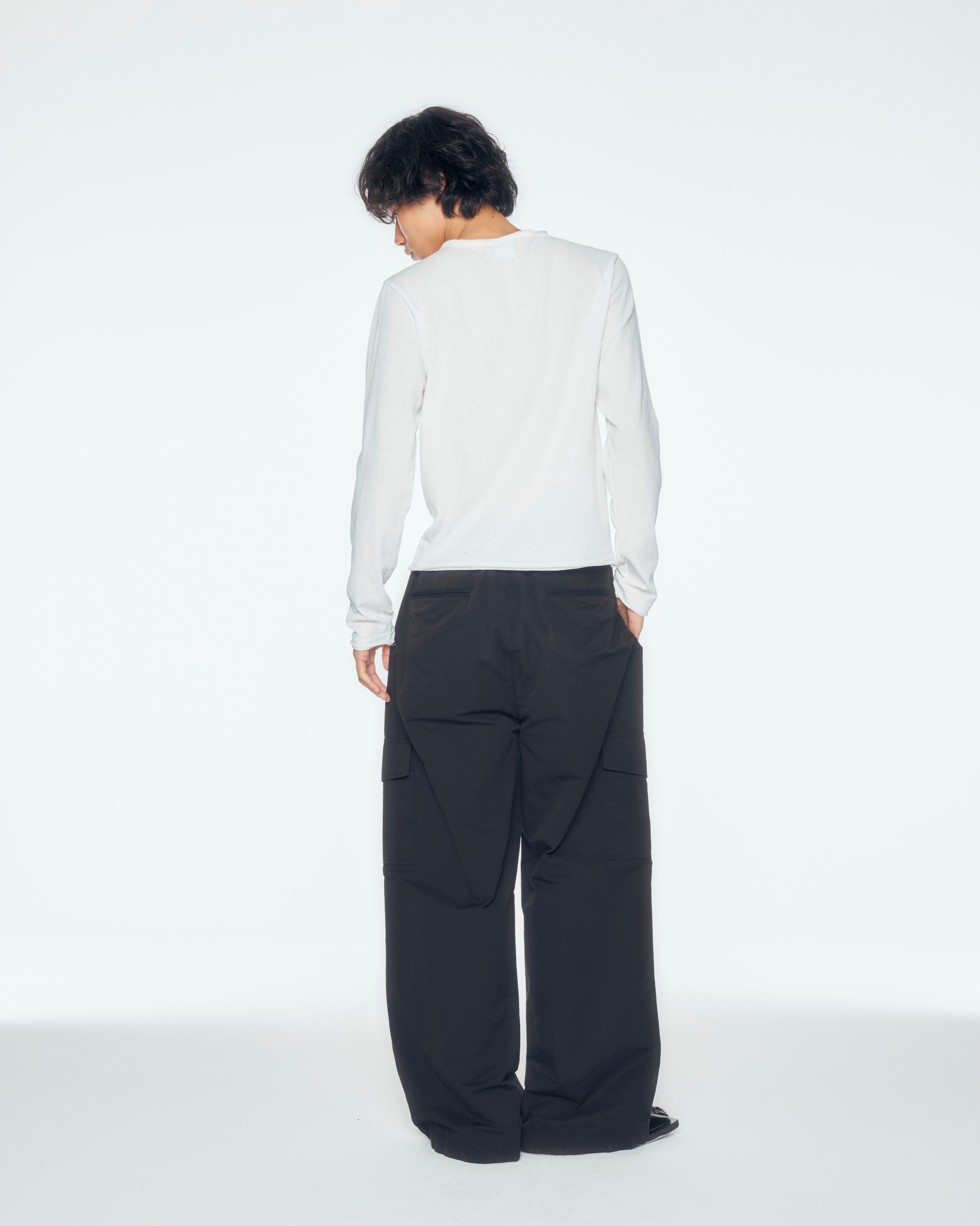 【CS】cut off henry neck tee