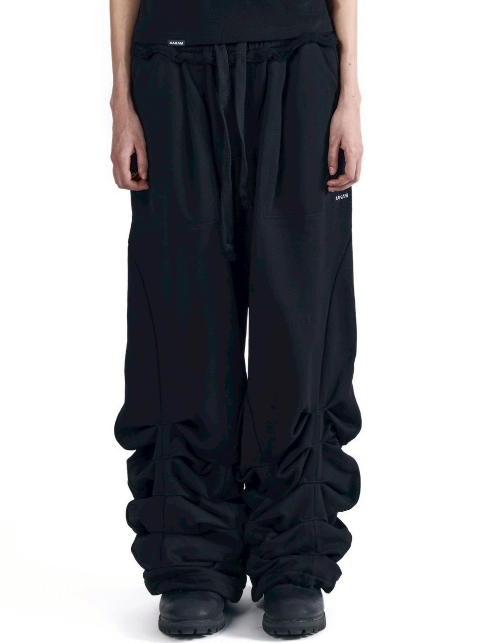 【AAKAM】Sediment Pin-Tuck Sweatpants
