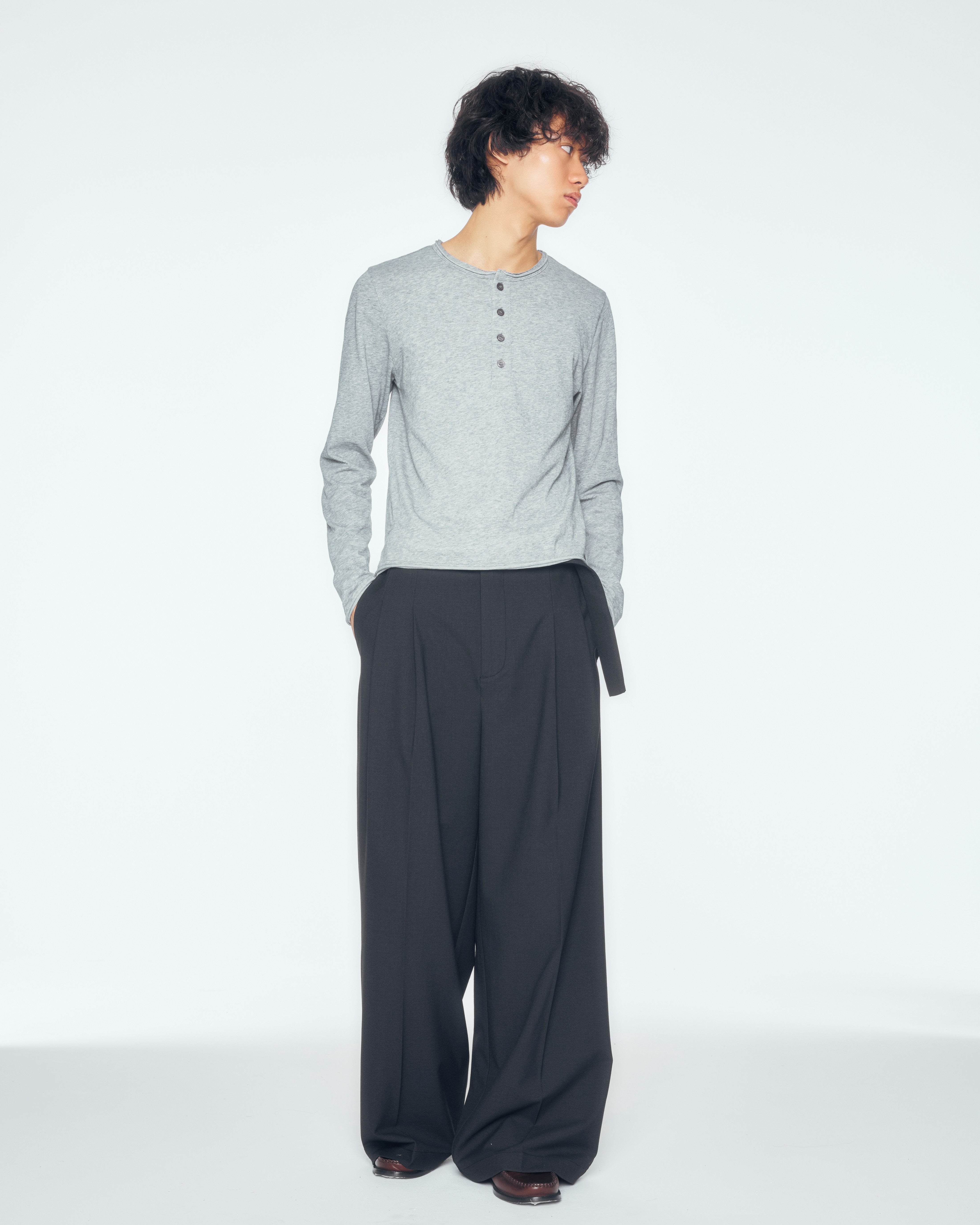 【CS】belt wide throusers