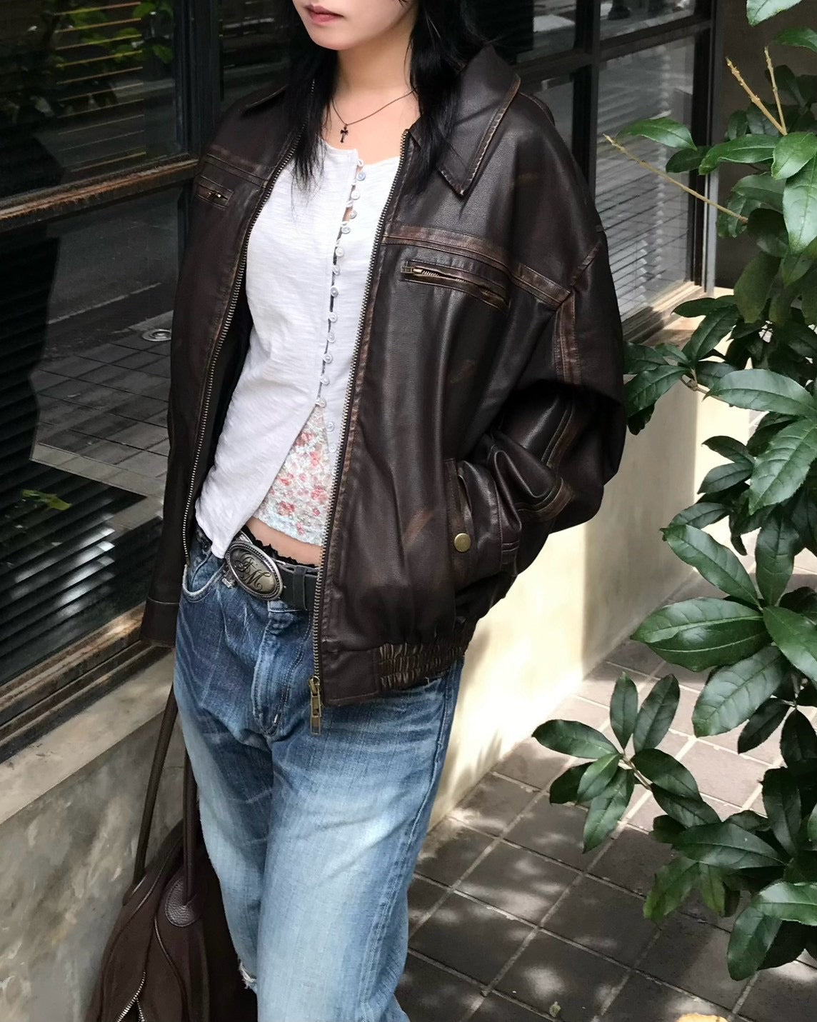 受注制【OaKS】washed coating jacket (2color)