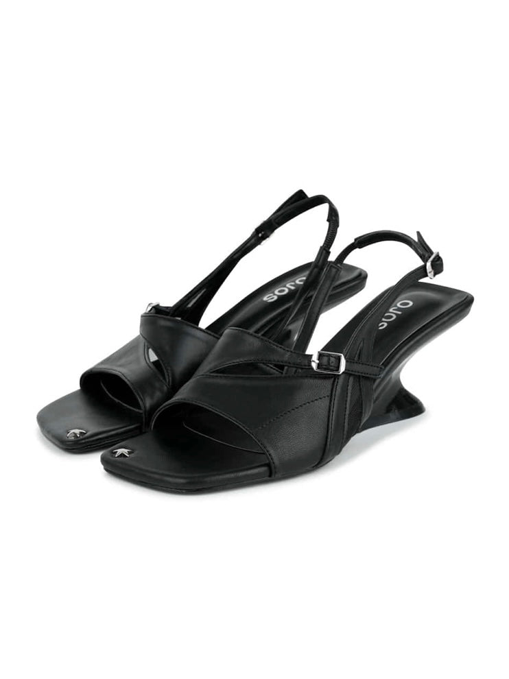 【OJOS】Star Slingback Heels