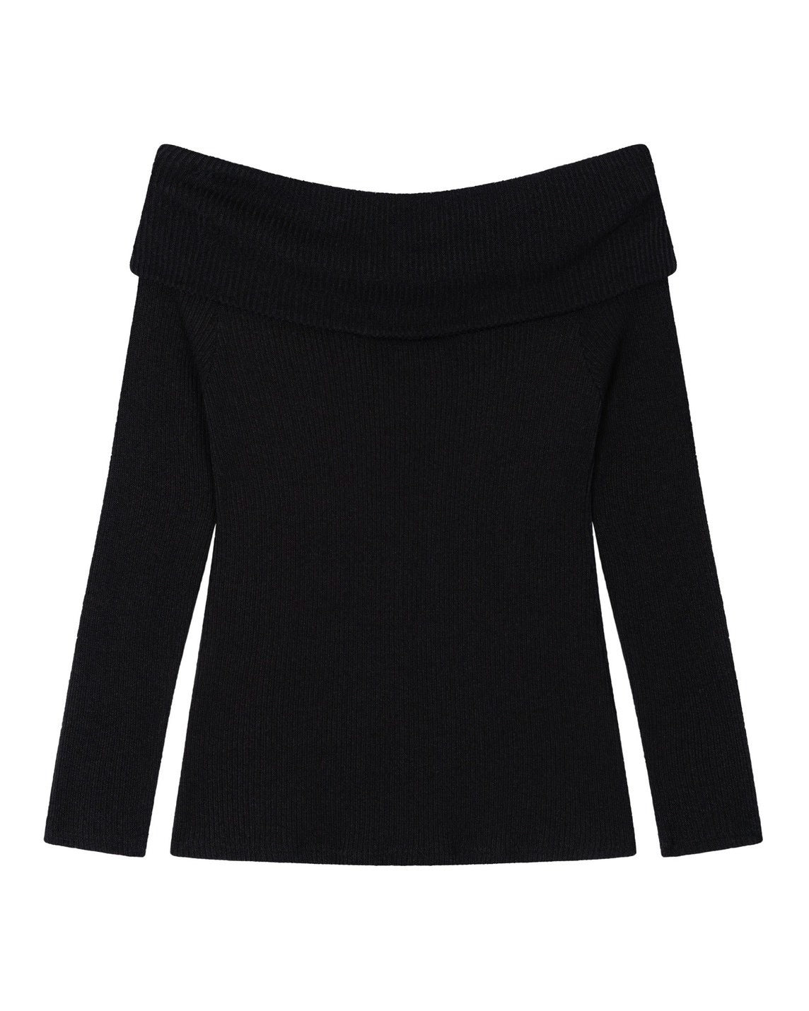 【Uglyshadow】BUTTON OFF-SHOULDER KNIT