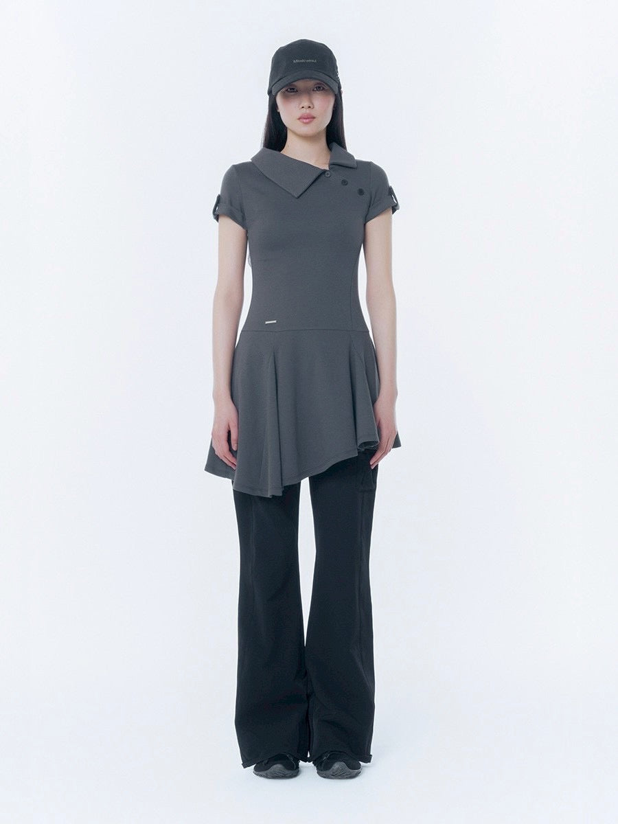 【Miseki seoul】Ribbed side pocket pants