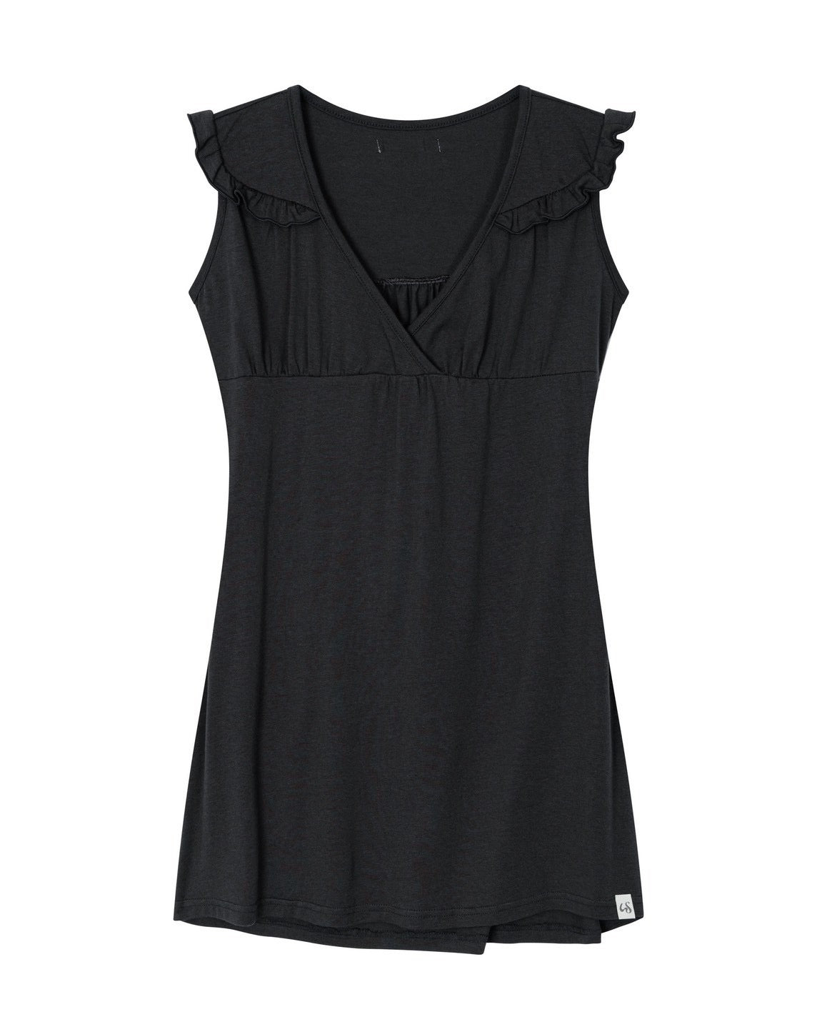 【Uglyshadow】RUFFLE TIE TOP