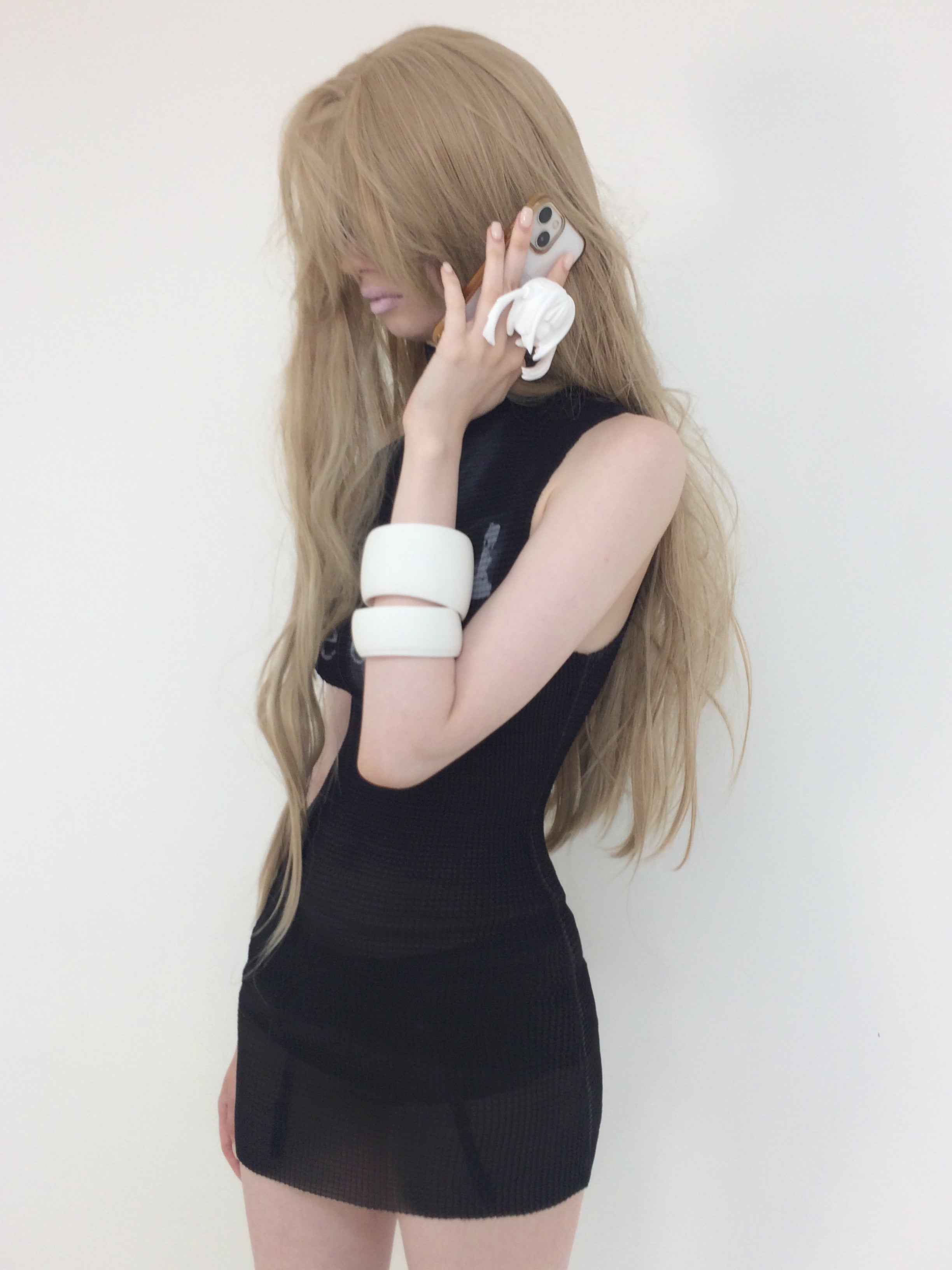 【bonnae】Pleated mini dress