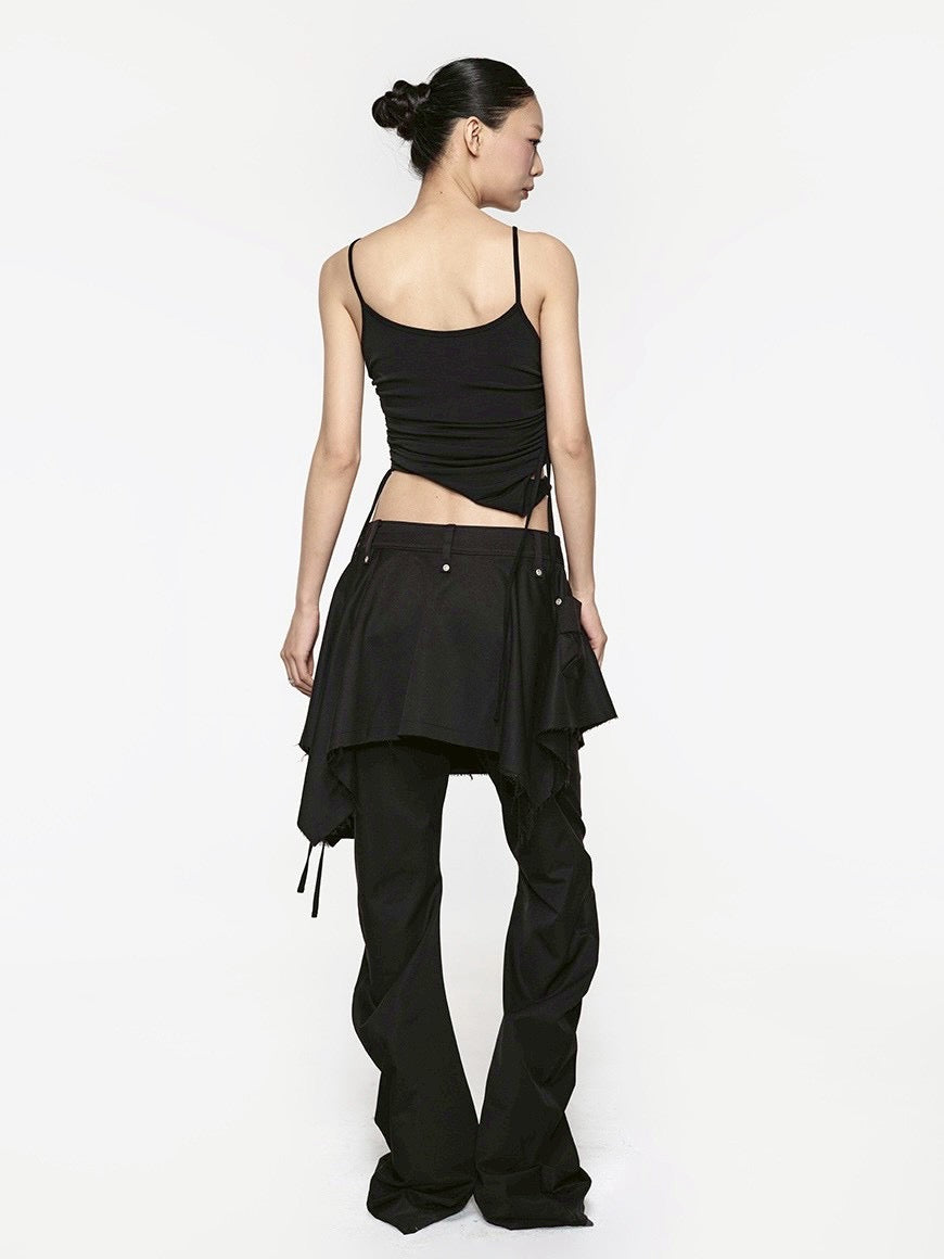 【ROCK CAKE】Bootcut Hook Skirt Pants
