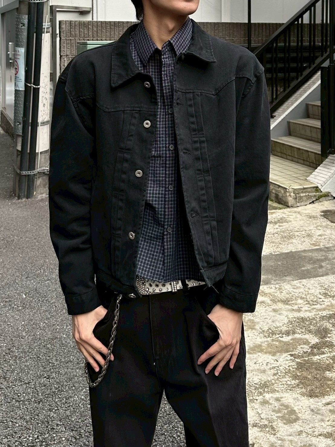 大阪店WEB限定受注制【Chikashitsu +】dry western cotton jacket