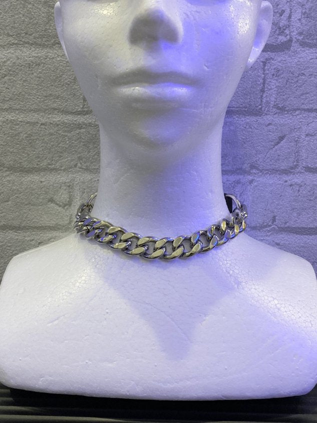 受注制【Never mind the XU】belt chain choker
