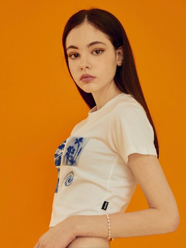 【FANCY CLUB】PETRICHOR CROP TEE