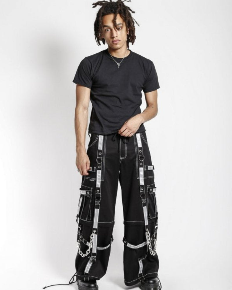 【TRIPP nyc】REFLECTOR DARK STREET PANT[AF7468M] / 【トリップ エヌワイシー】リフレクターハーネスチェーンワイドパンツ
