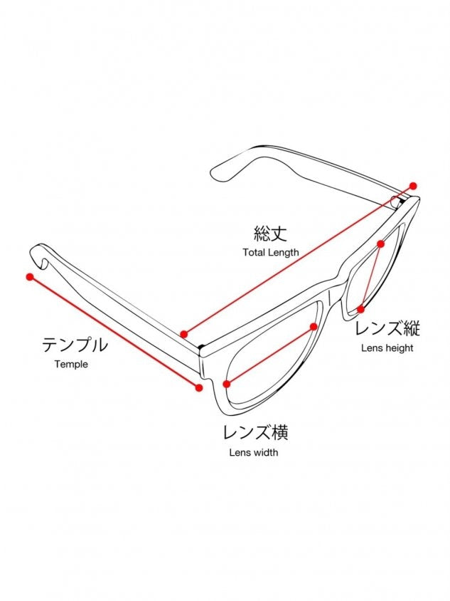 受注制【Chikashitsu +】square color sunglasses (2color)