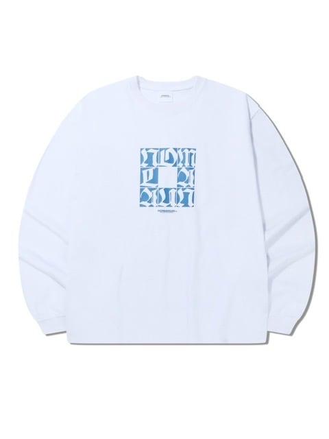 【NOMANUAL】SQR GRAPHIC LONG SLEEVE TEE