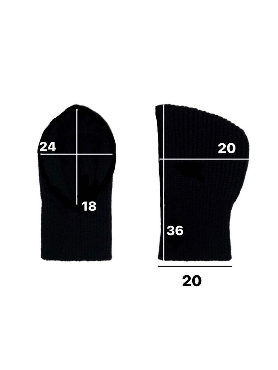受注制【Chikashitsu +】knit balaclava (4color)