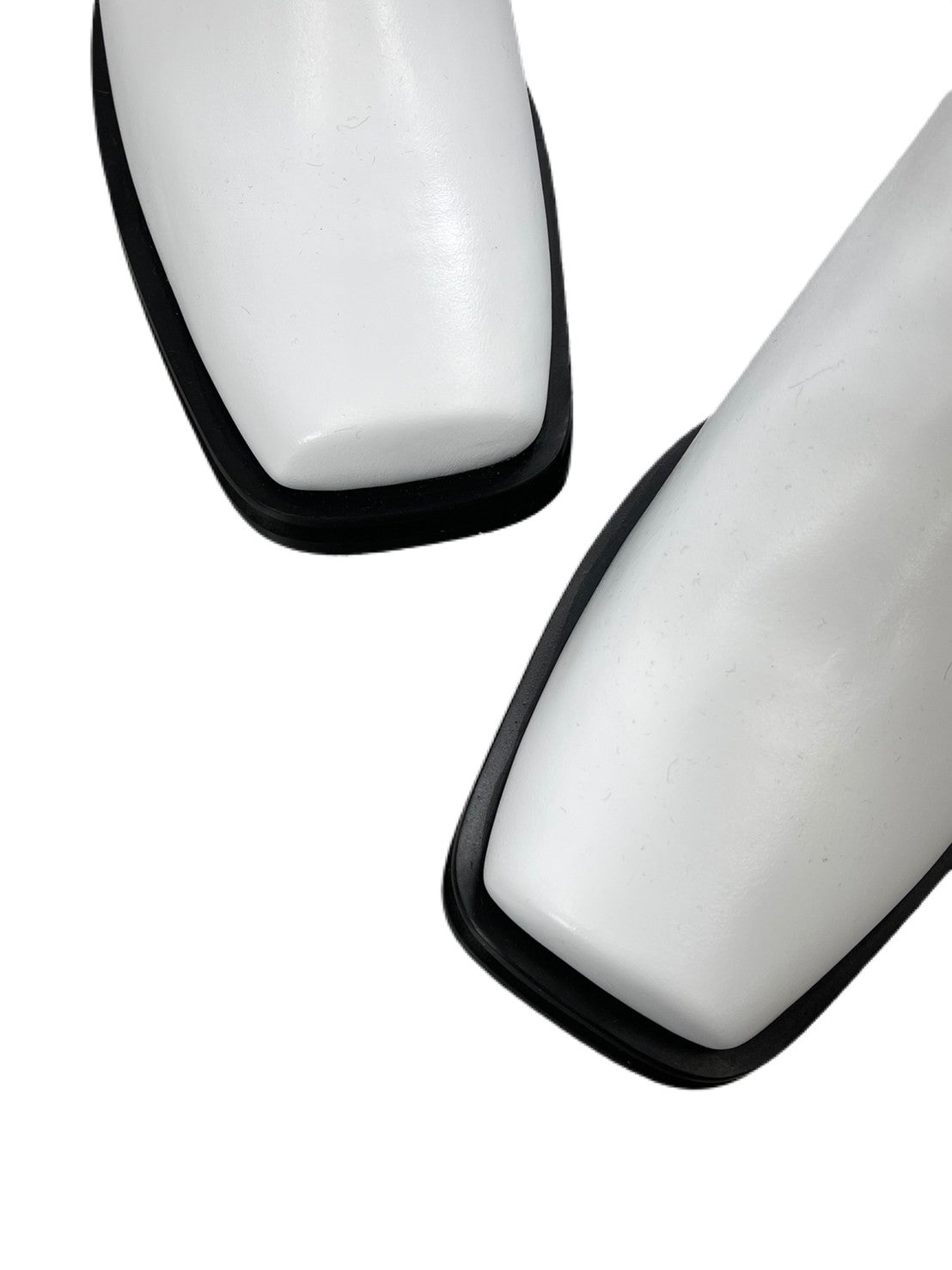 受注制【Chikashitsu +】square toe heel boots (2color)