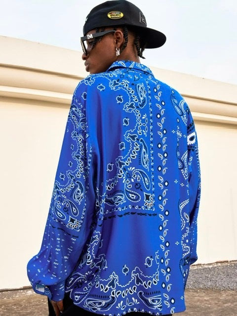 【MR. ENJOY DA MONEY】Paisley Shirt