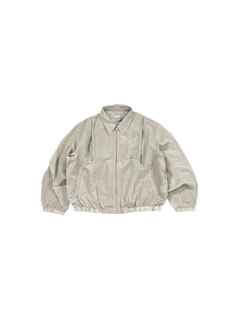 受注制【Chikashitsu +】shoulder slit design blouson (3color)