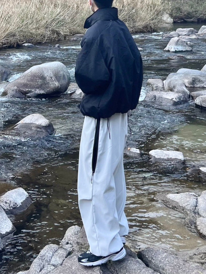 受注制【youll】bi-color wide jogger pants (2color)