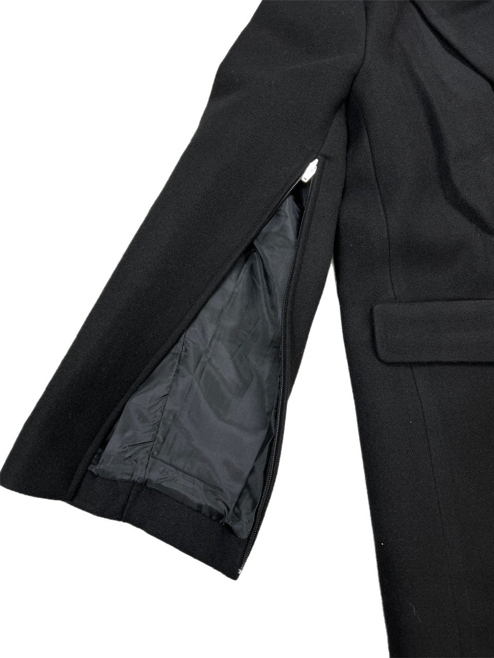 受注制【Chikashitsu +】arm zip gentleman coat (2color)