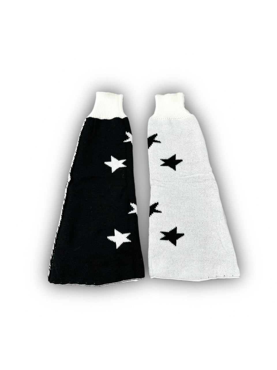 受注制【Never mind the XU】reversible star leg warmer (2color
