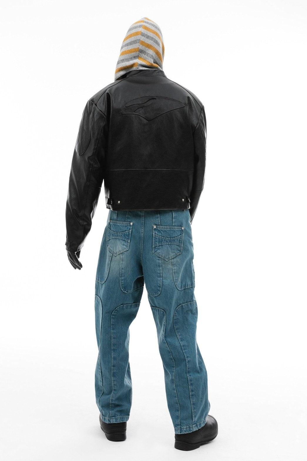 【ANOTHERYOUTH】panel jeans