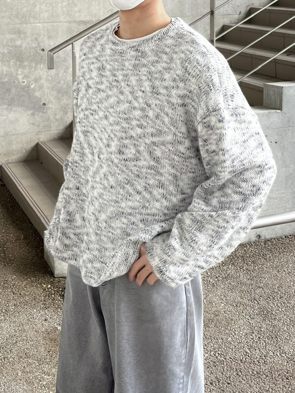 【youll】mix knit (2color)