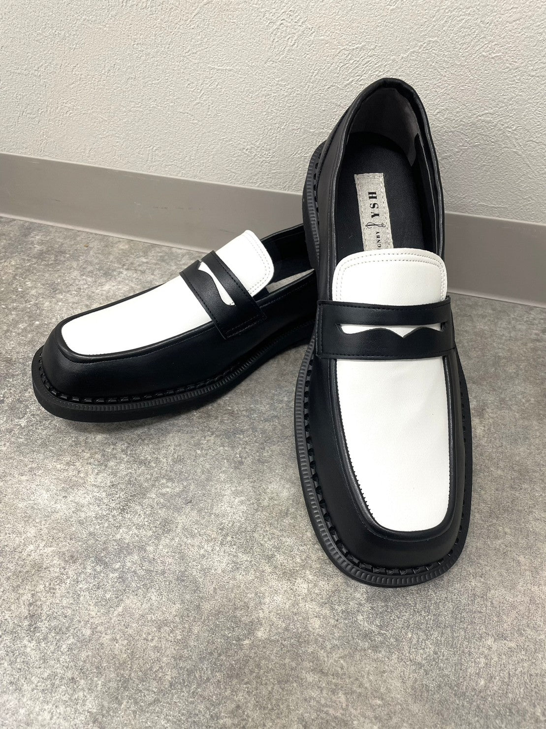 受注制【RENOL】bi-color loafer
