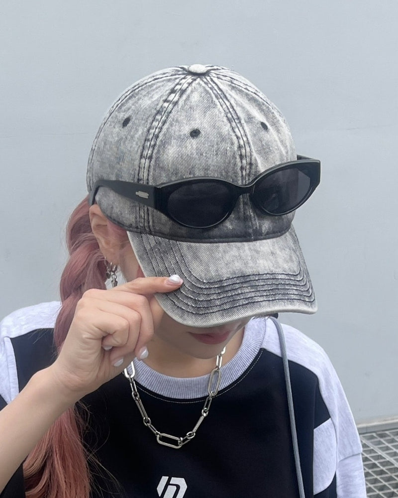受注制【Never mind the XU】stitch design cap (4color)
