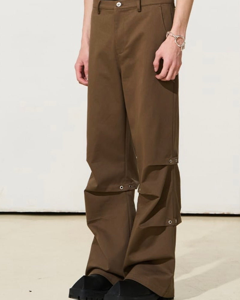 【MODITEC】M metal decorative micro trousers