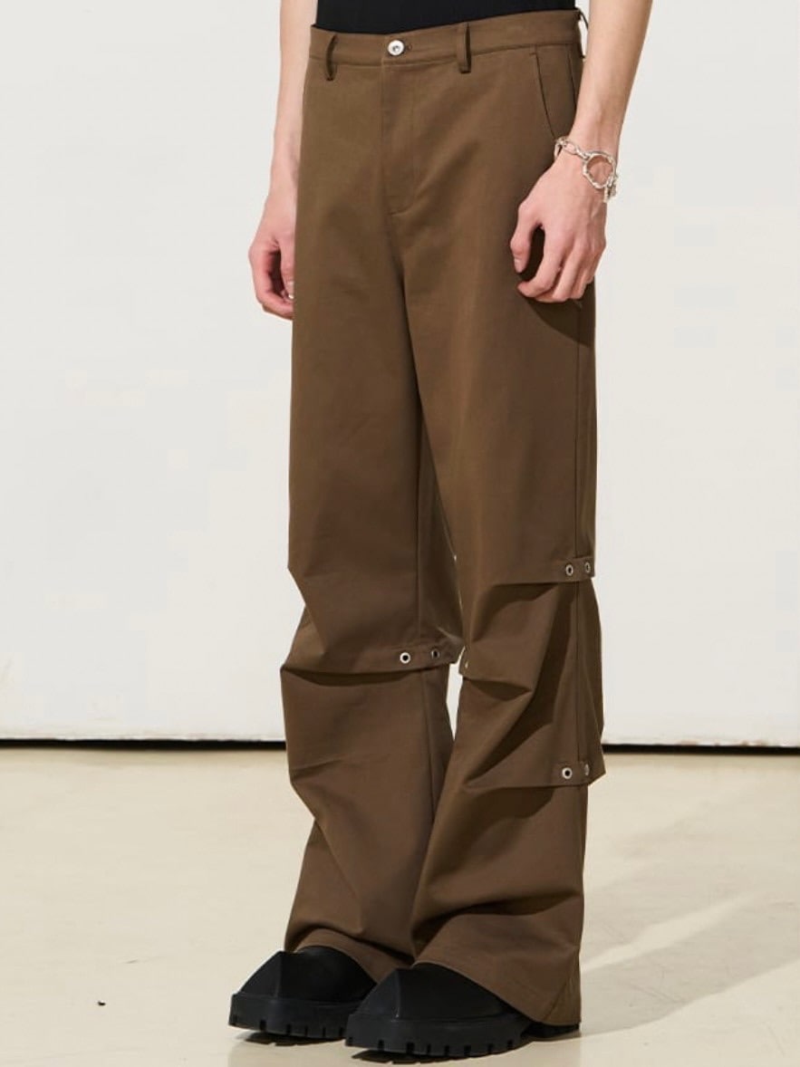 【MODITEC】M metal decorative micro trousers