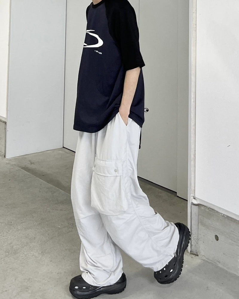 受注制【youll】pocket wide cargo pants (2color)